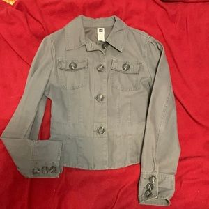 Gap gray denim jacket